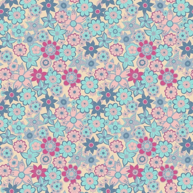 Design floral padrão