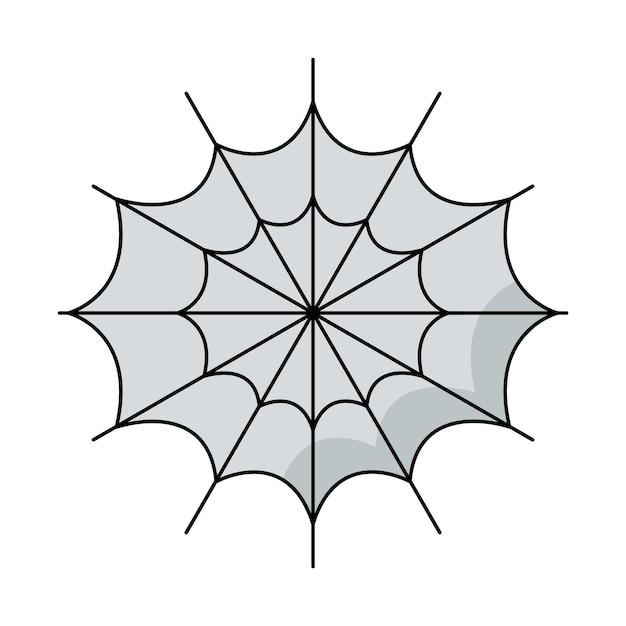 Vetor design gráfico de ilustração vetorial de teia de aranha