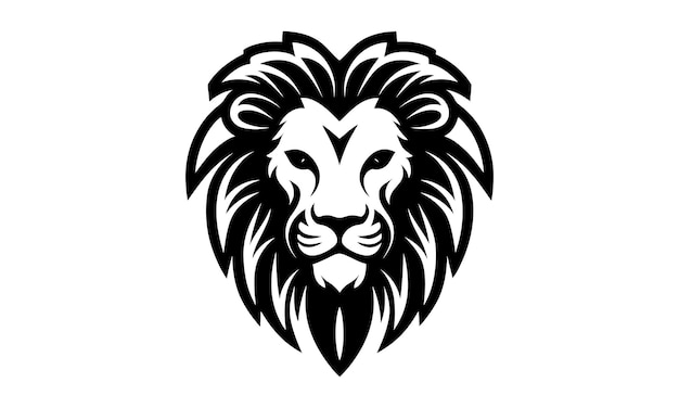 design gráfico de logotipo de ícone vetorial de leão
