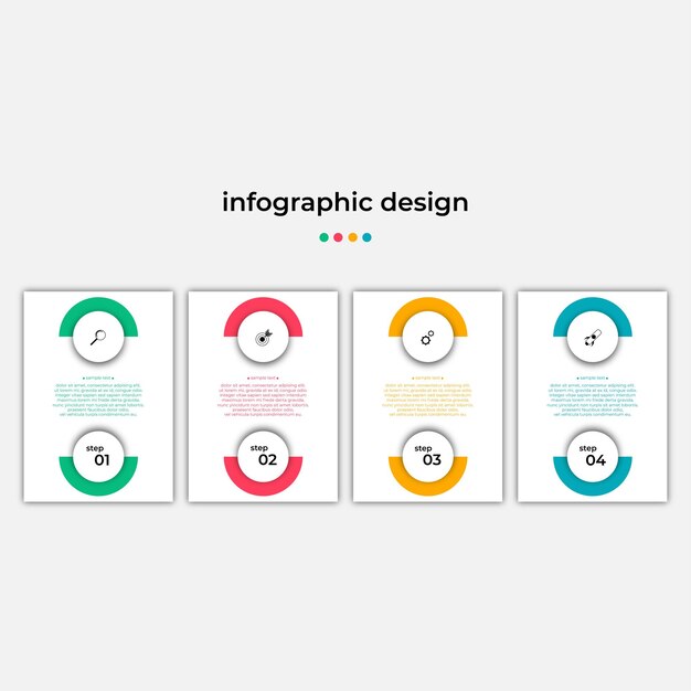 design infográfico modelo de negócios vetor