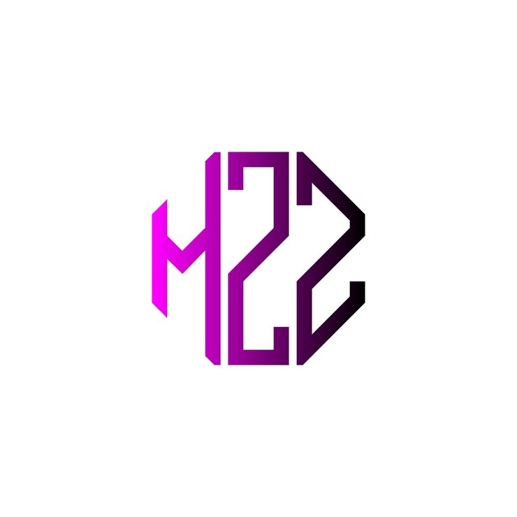 Design inicial de logotipo de monograma de espaço negativo minimalista moderno e atemporal