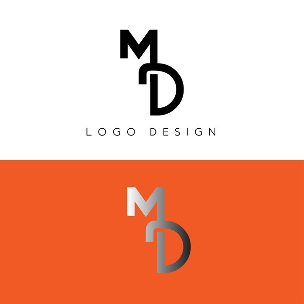 Design inicial do logotipo MD