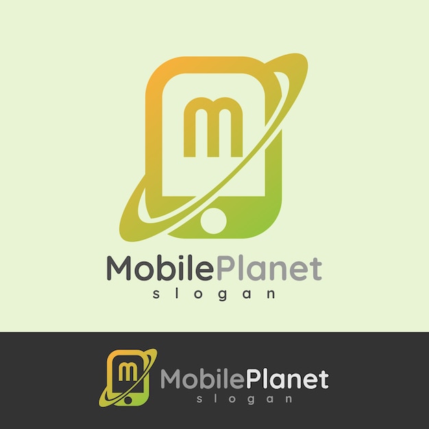 Design inicial do logotipo smart m mobile m