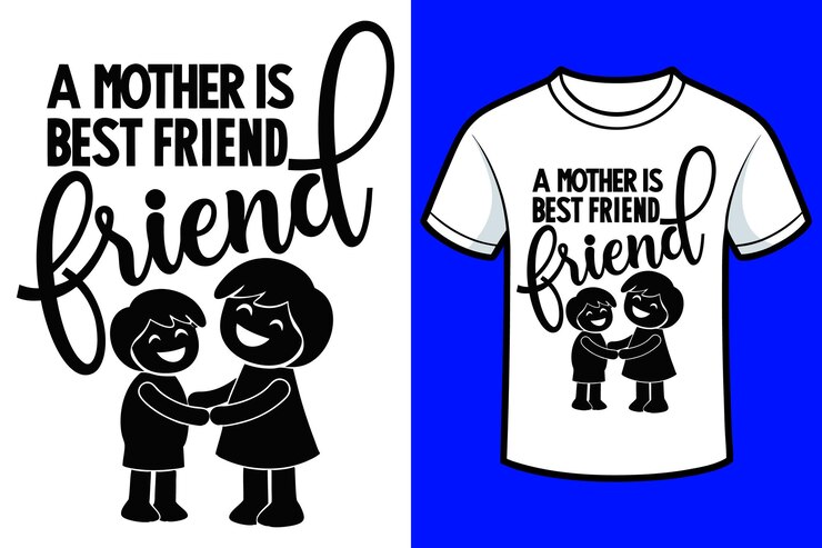 Vetor design inspirador de camiseta com uma citação sincera de uma mãe amorosa 7