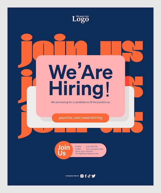 Design, junte-se a nós. Estamos a contratar.