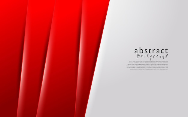 Design moderno abstrato vermelho