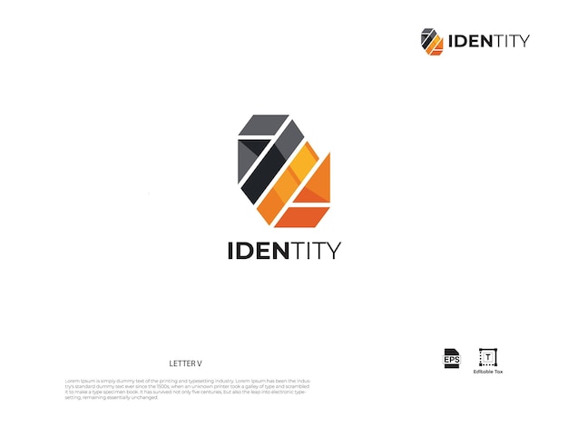 design moderno de logotipo da empresa