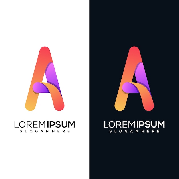 Design moderno do logotipo da letra r