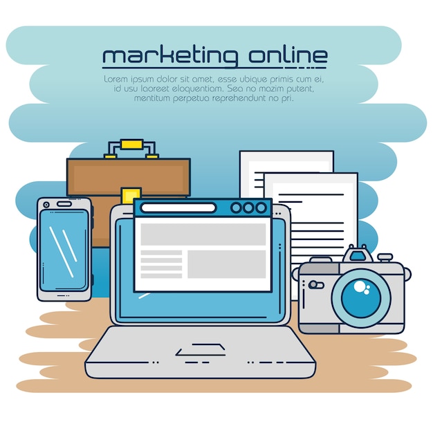 Design on-line de marketing