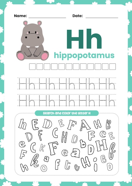 design plano bonito colorido alfabeto inglês flashcard coloração traço imprimível para atividade infantil