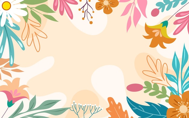 Design plano de fundo floral