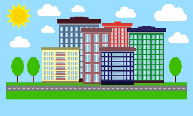 Design plano de paisagem urbana
