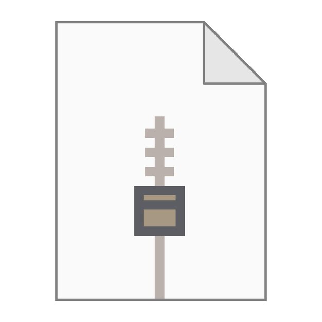 Design plano moderno de ícone de arquivo congelado fechado bloqueado para web estilo simples