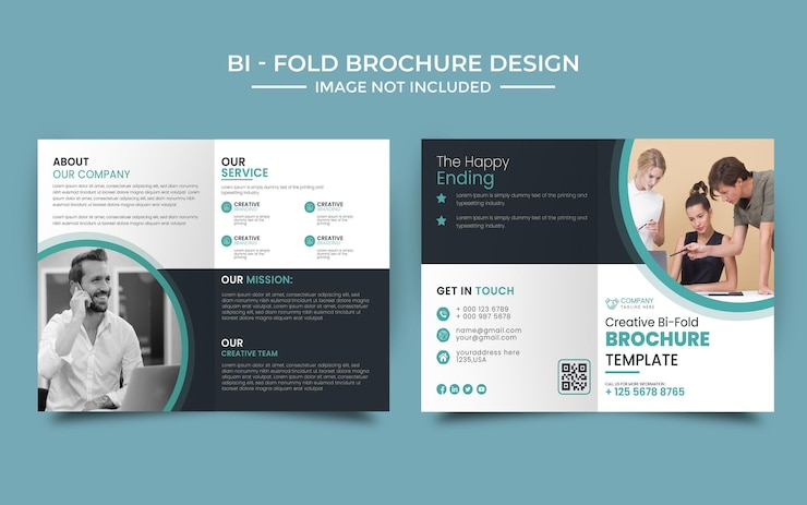 Design profissional bifold de negócios Premium
