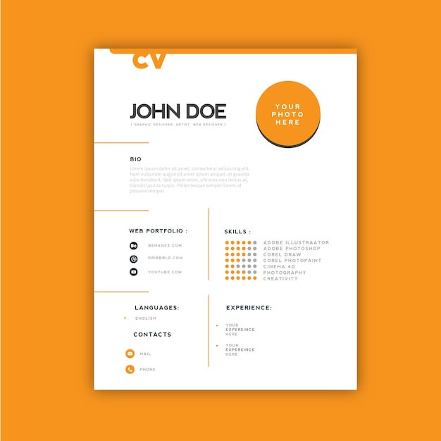 Design profissional cv