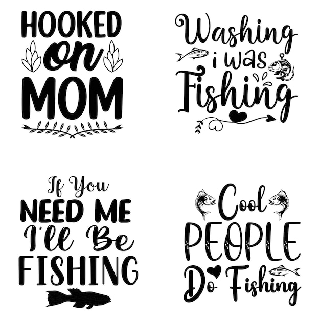 Design svg de pesca