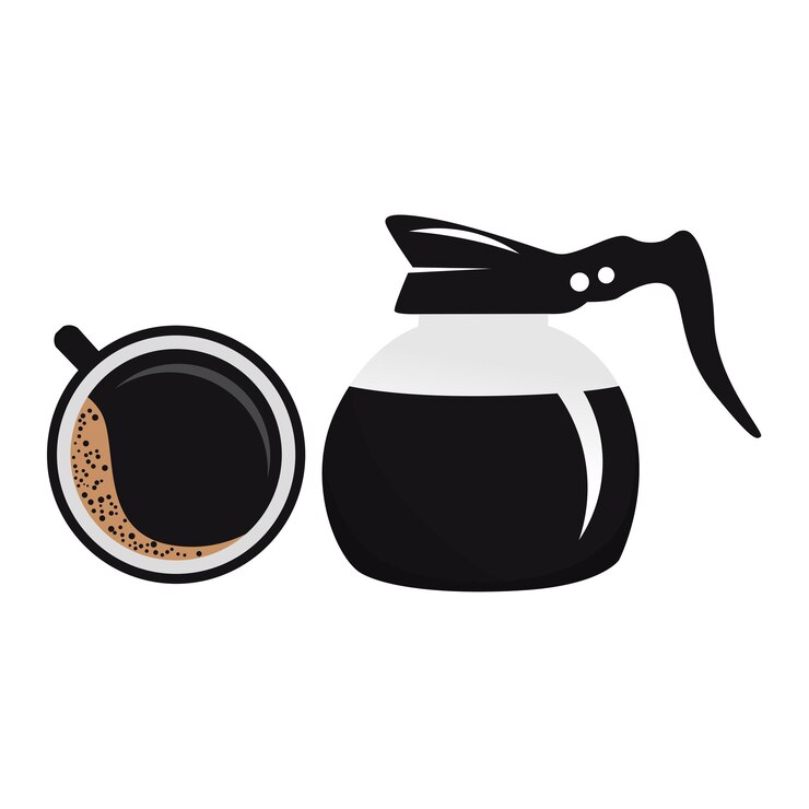 Vetor design típico de vetor de café preto indonésio