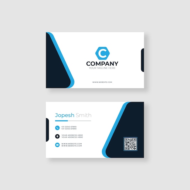 Design vcard moderno e criativo