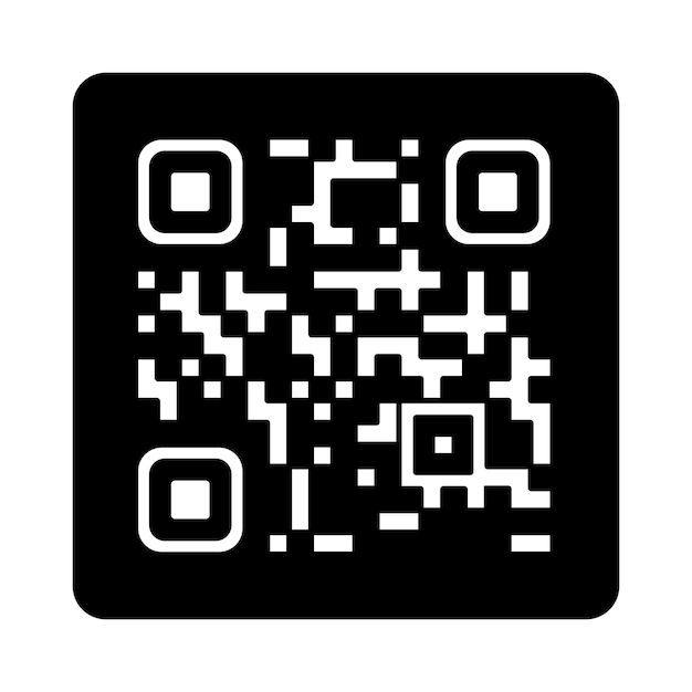 Vetor design vetorial de código qr