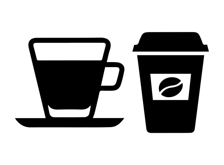 Vetor design vetorial de xícara de café