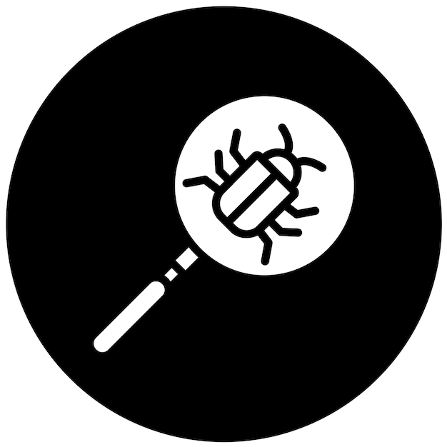 Vetor design vetorial estilo de ícone de rastreamento seguro