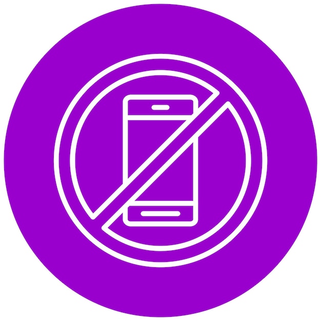 Design vetorial sem estilo de ícone de telefone