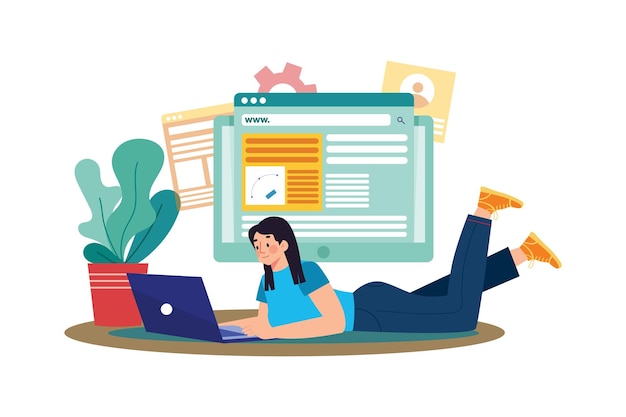Designer de UX melhorando a usabilidade do site para impulsionar o SEO