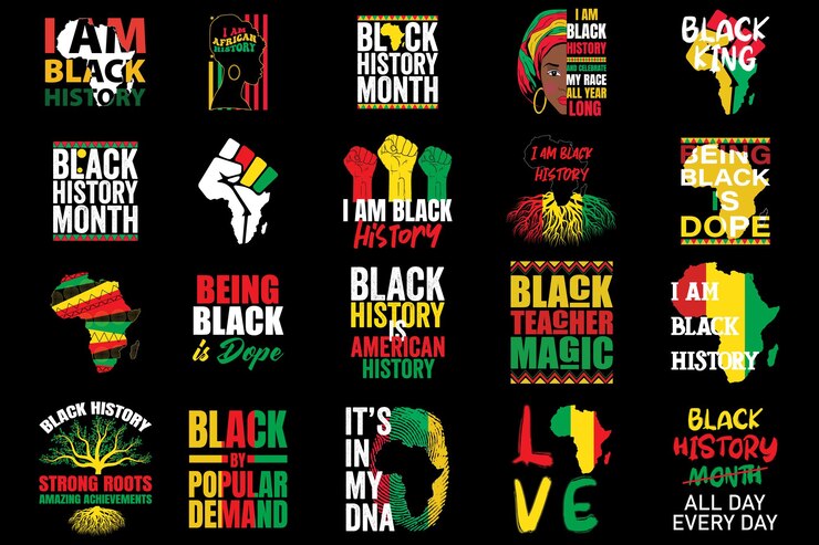 Designs de camiseta do Mês da História Negra 20