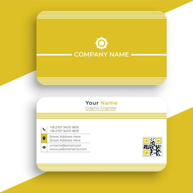 Designs modernos de cartões de visita para empresas