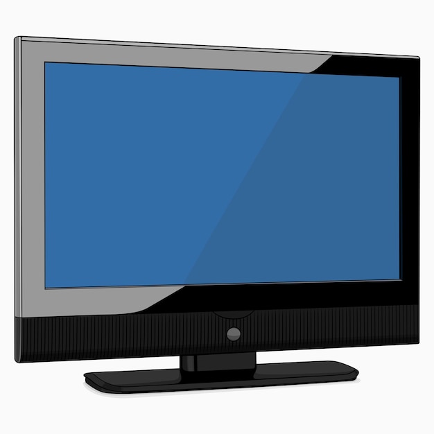 Vetor desktop monitor-tv