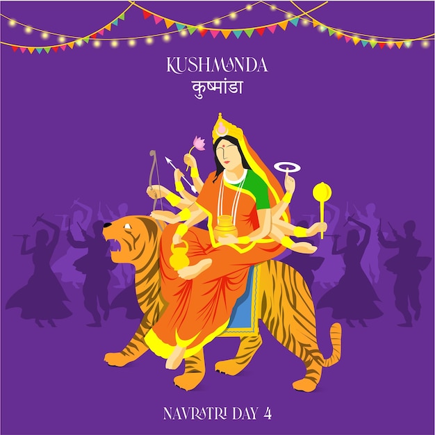 Deusa devi garba de kushmanda navratri