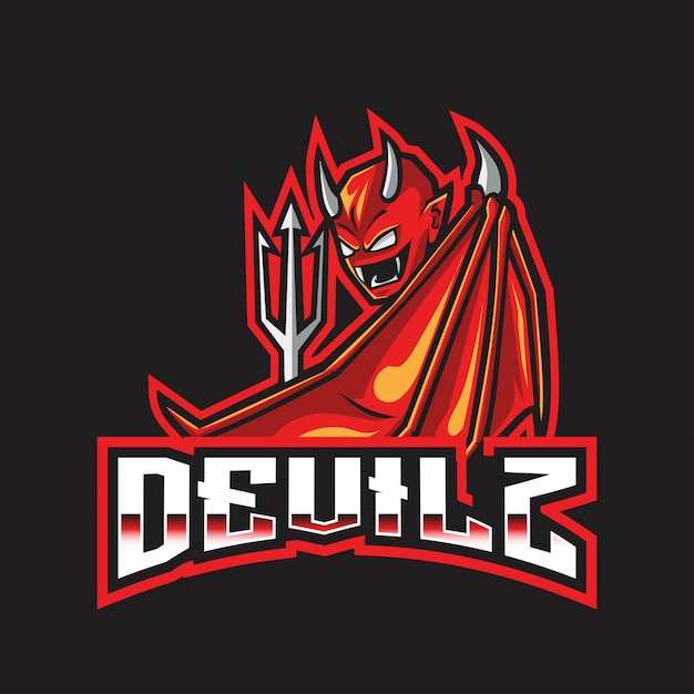 Devilz esport logo template