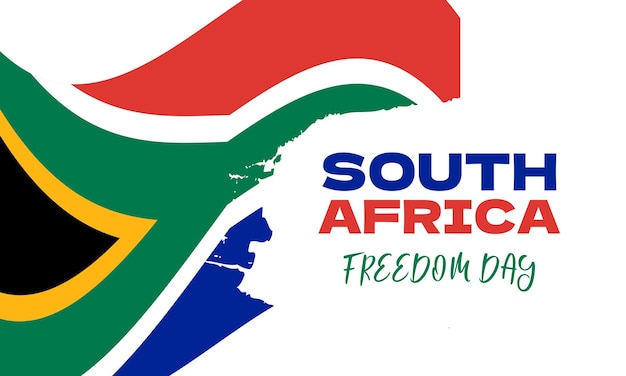 Dia da Liberdade da África do Sul Afrikaans Vryheidsdag Background design de banner de cartão de pôster