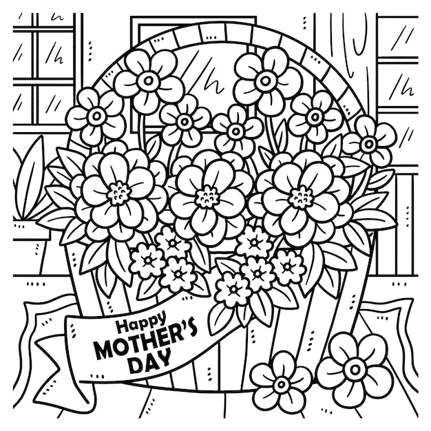 Desenhos de Dia das Mães para Colorir Para Colorir