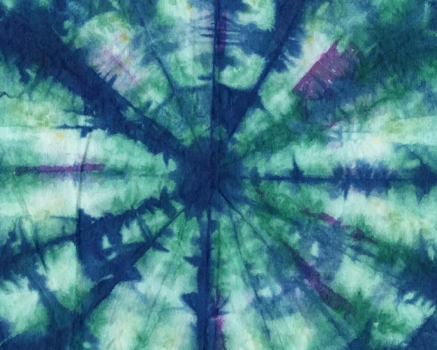 Vetor dia das mães pintadas à mão aquarela verde azul sunburst tie-dye fundo padrão