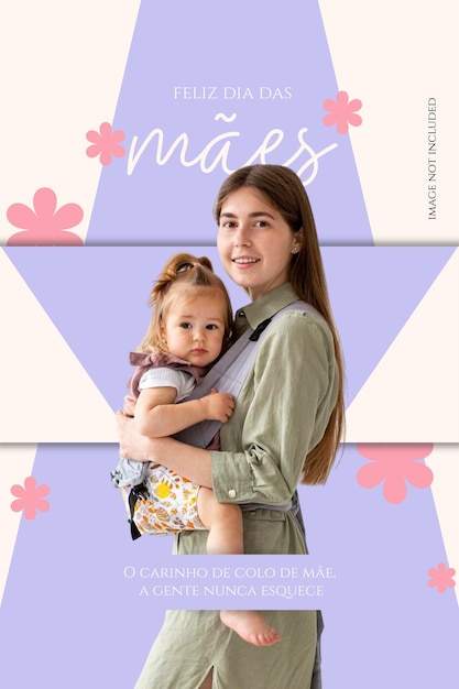 dia das maes template carinho