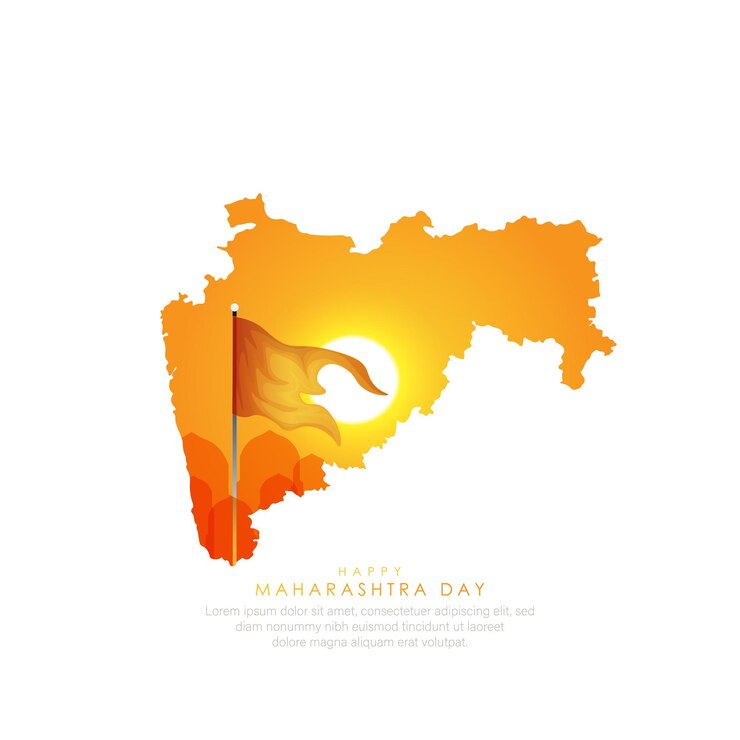 Dia de Maharashtra - ilustração vetorial do dia de Maharashtra