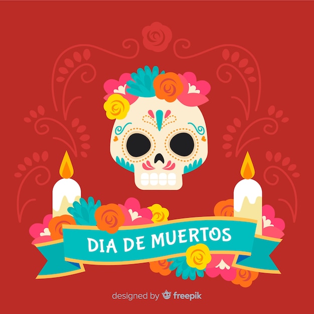 Dia de muertos fundo