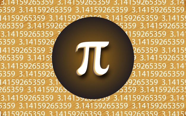 Dia do pi dia internacional da torta 14 de março com ilustração vetorial de símbolos de torta comemore o dia da torta