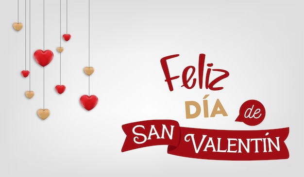 Dia dos Namorados com fundo com vetor de corações