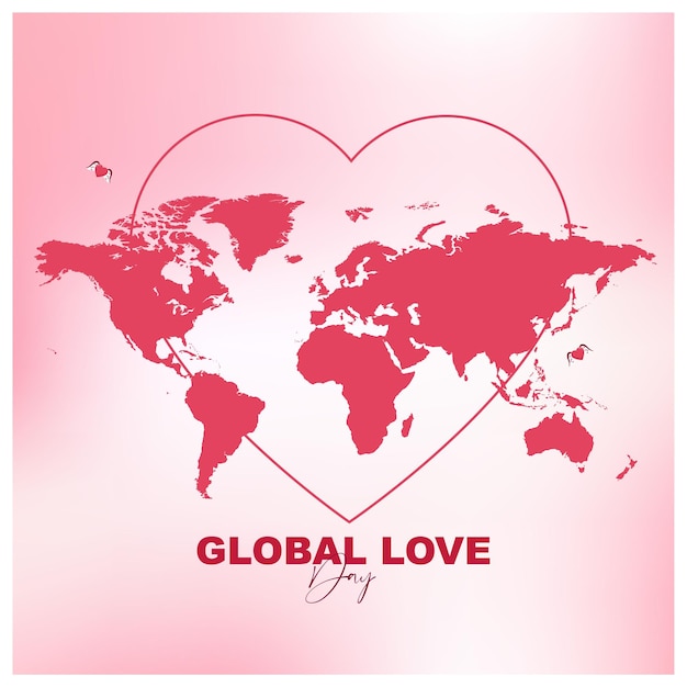 Vetor dia global do amor5