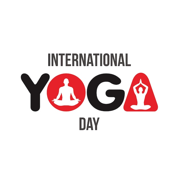 Dia internacional da ioga ilustração em vetor surya namaskar