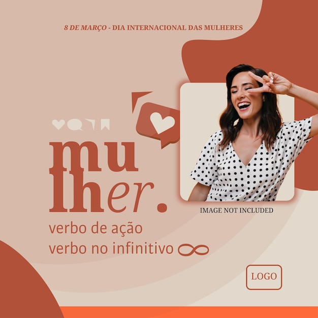 Dia Internacional das Mulheres - Social Media - 8 de Março