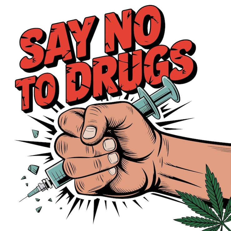 Vetor dia mundial contra as drogas, 26 de junho