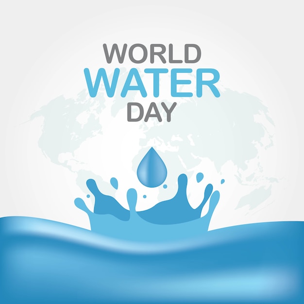 Vetor dia mundial da água