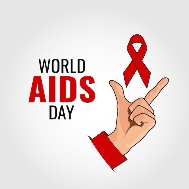 Dia mundial da aids. fita