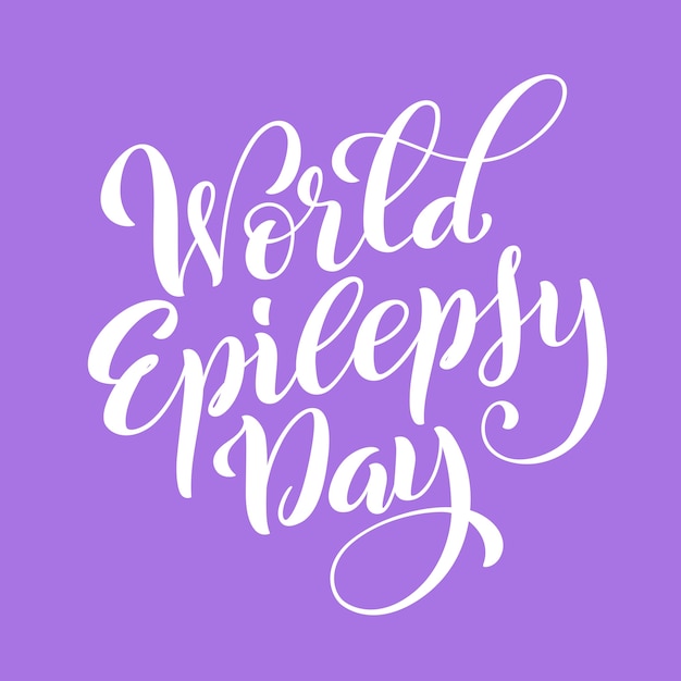 Dia Mundial da Epilepsia em março.