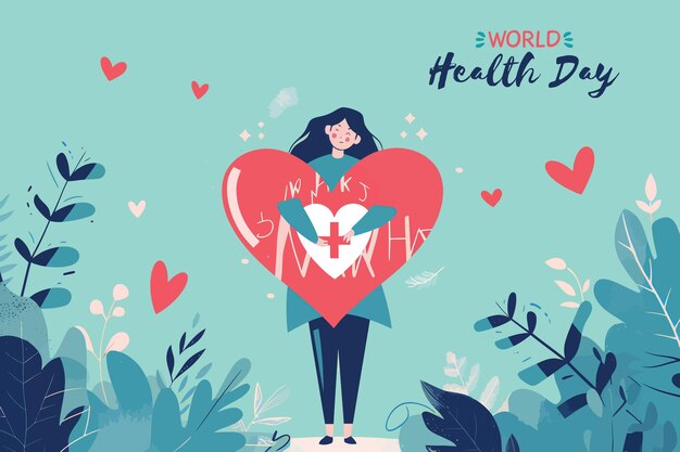 Vetor dia mundial da saúde