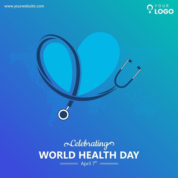 Dia Mundial de Conscientização Celebrar o Dia Mundial da Saúde em 7 de abril