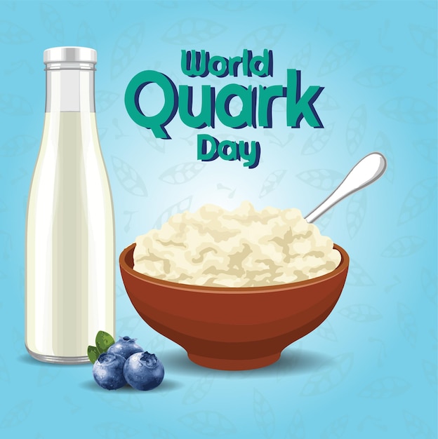 Vetor dia mundial do quark